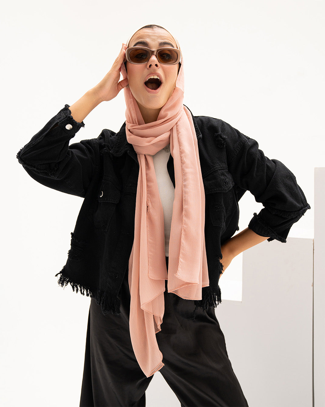 Sand Chiffon - Light Cashmere -