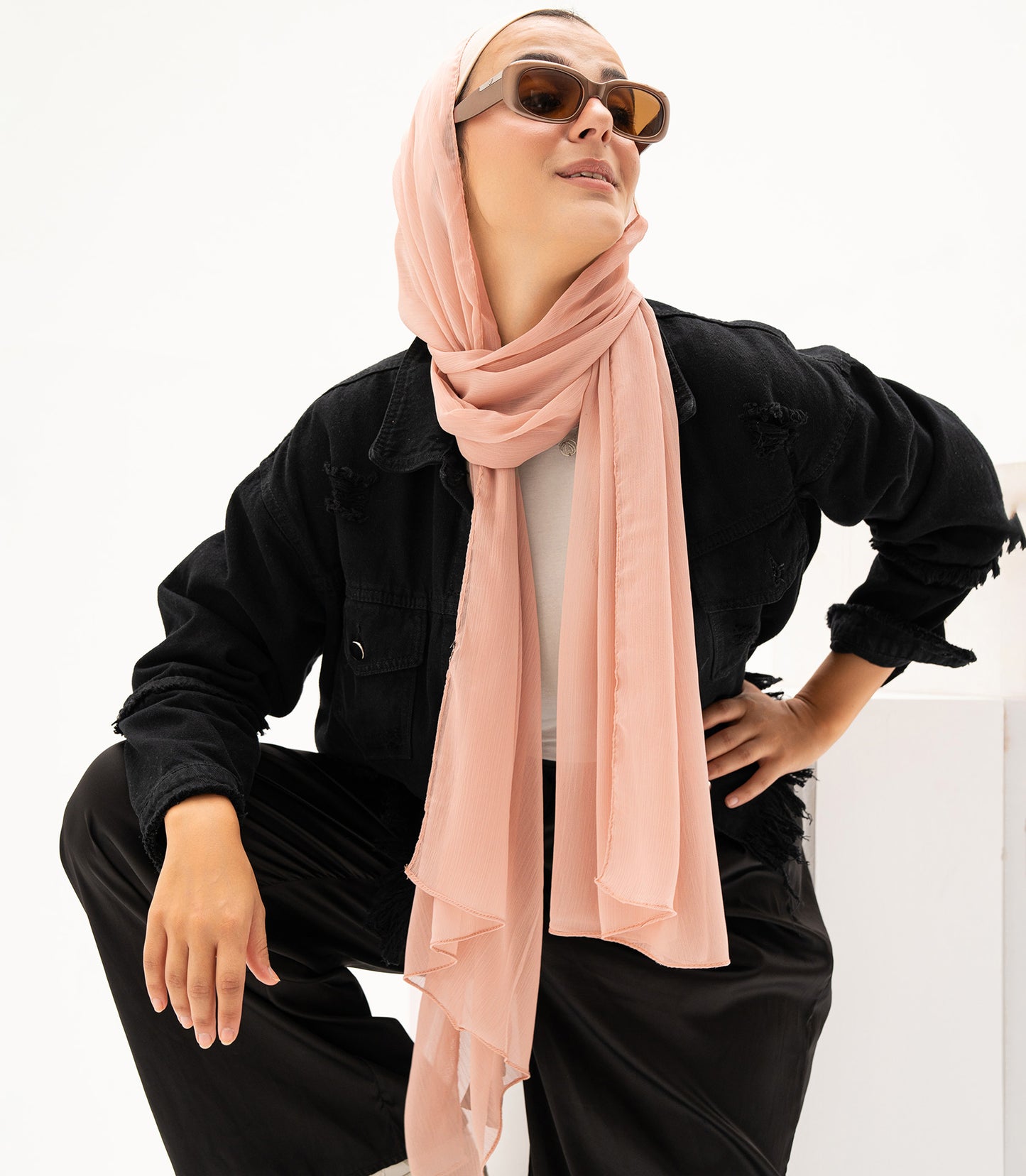 Sand Chiffon - Light Cashmere -