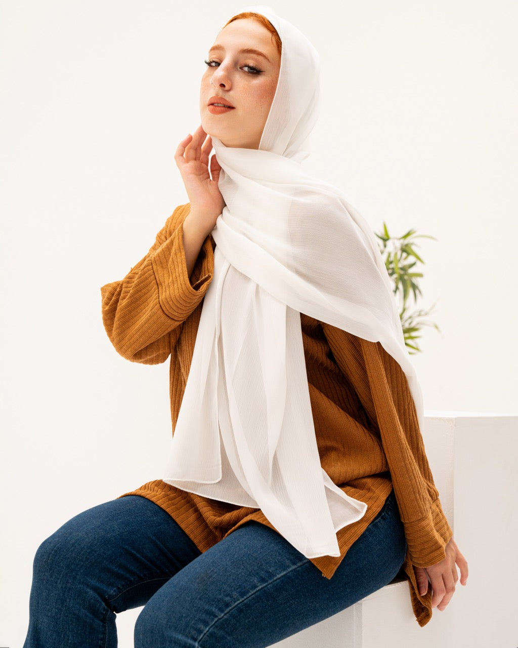 Sand Chiffon - Offwhite -